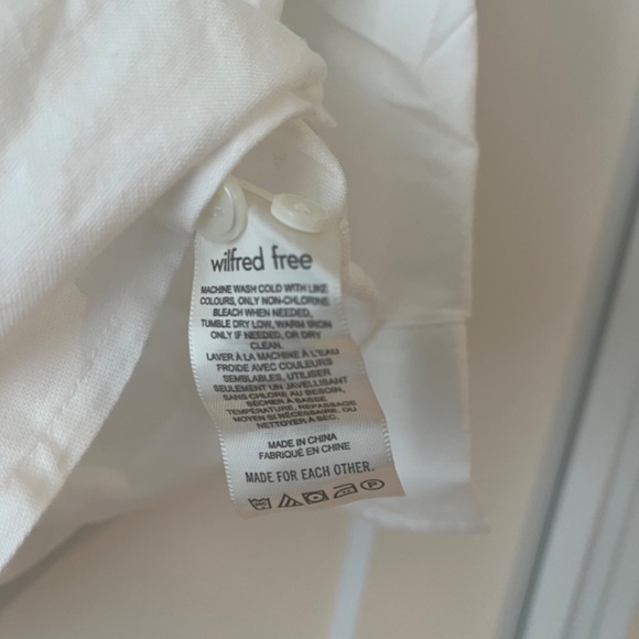 Wilfred Free Sail Oxford Shirt M (NWT) - Picture 4 of 5